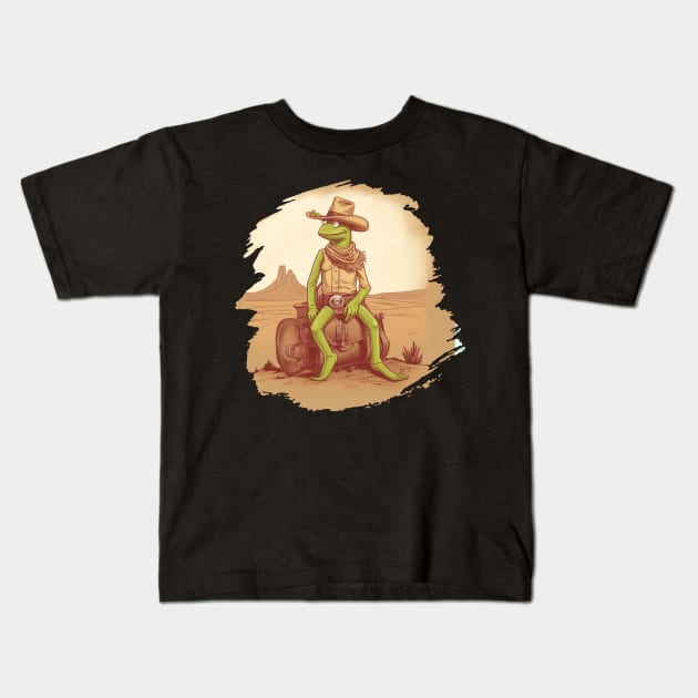 Cowboy Kerm Kids T-Shirt by Pixy Official